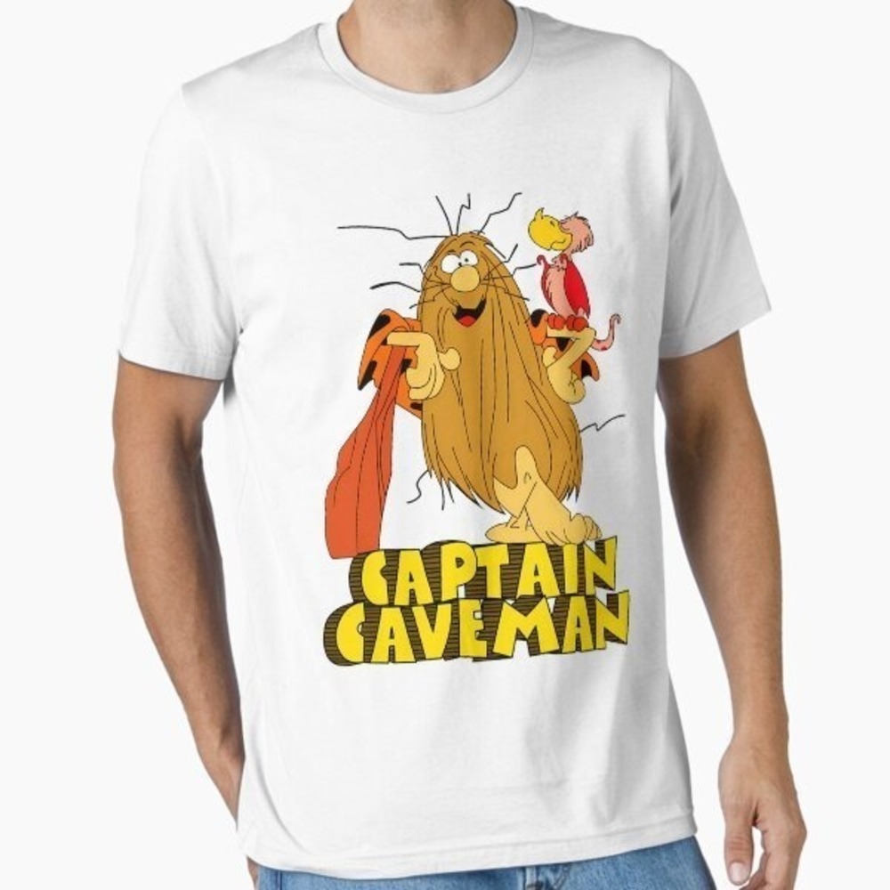 Funny Captain Caveman  Animation Fan Collection Shirt